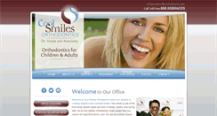 Desktop Screenshot of coolsmilesorthodontics.com
